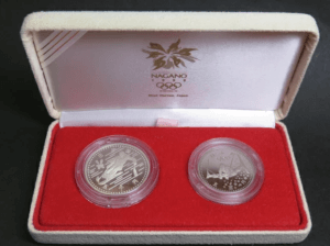 長野オリンピック記念硬貨2点プルーフセット
